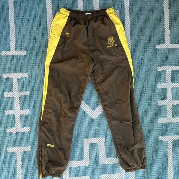 Vintage Track & Field Windbreaker with Lining Track Pants Joggers size Large - Picture 1 of 6